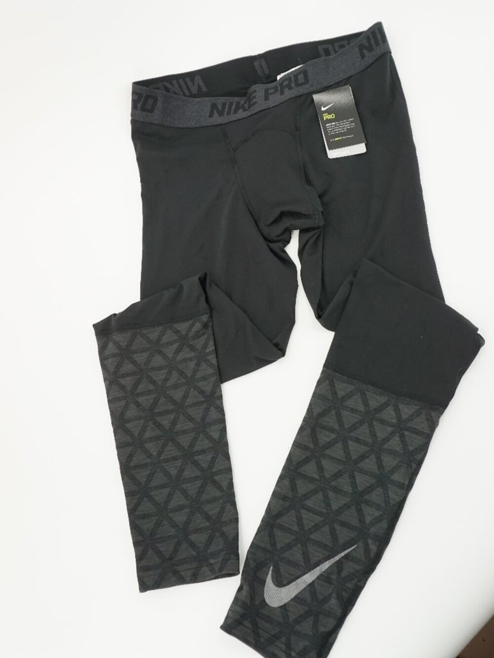 NEW! Nike Pro Compression Training Anti-Odor Tights Black 929699-010